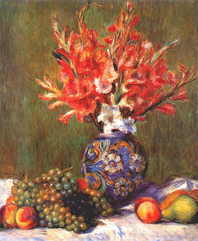 Still Life Flowers and Fruit Pierre-Auguste Renoir